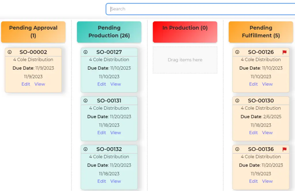 NetSuite Kanban Board for Transactions