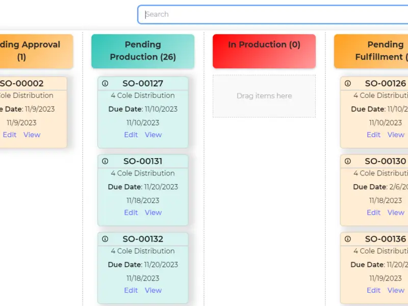 NetSuite Kanban Board for Transactions